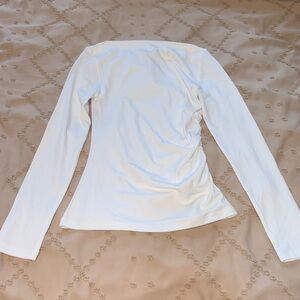 Babaton white longsleeve top size small